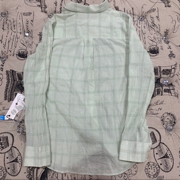 Treasure & Bond Plaid Boyfriend Shirt - Picture 7 of 7